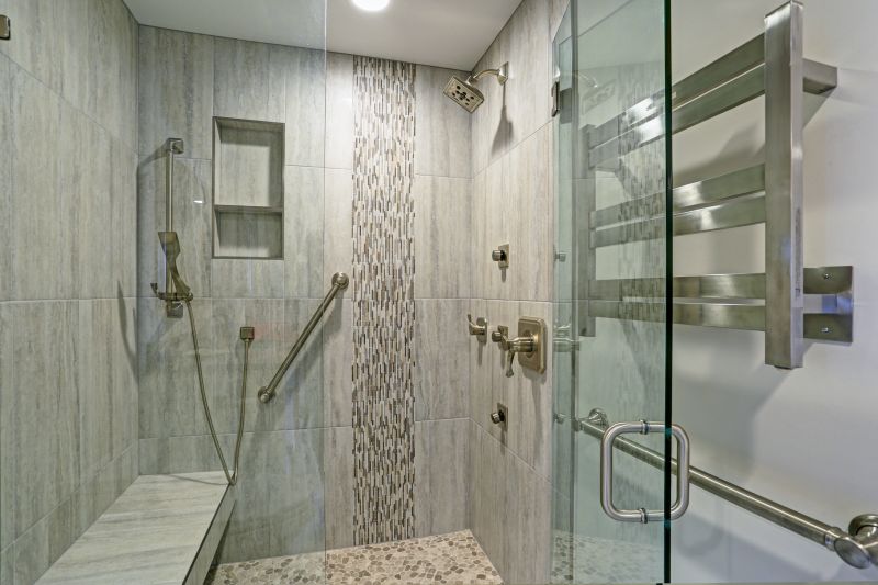 Open Concept Shower with Skylight